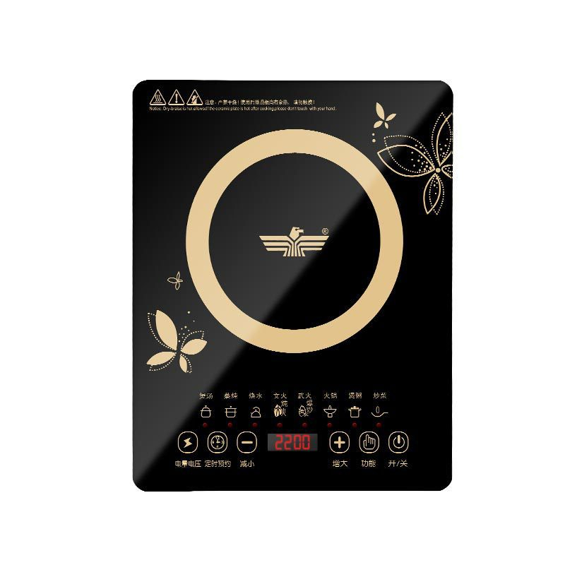 A03 Household Induction Cooker Electric Stove Touch Button Multi-function Appointment Timing Electric Hob Cooktop Stove 2200W
