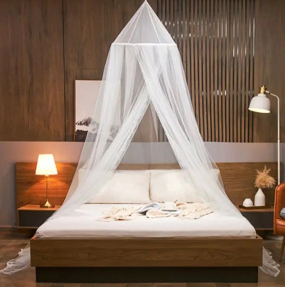 Lace round Canopy mosquito net / Bed Netting Canopy / hanging mosquito net