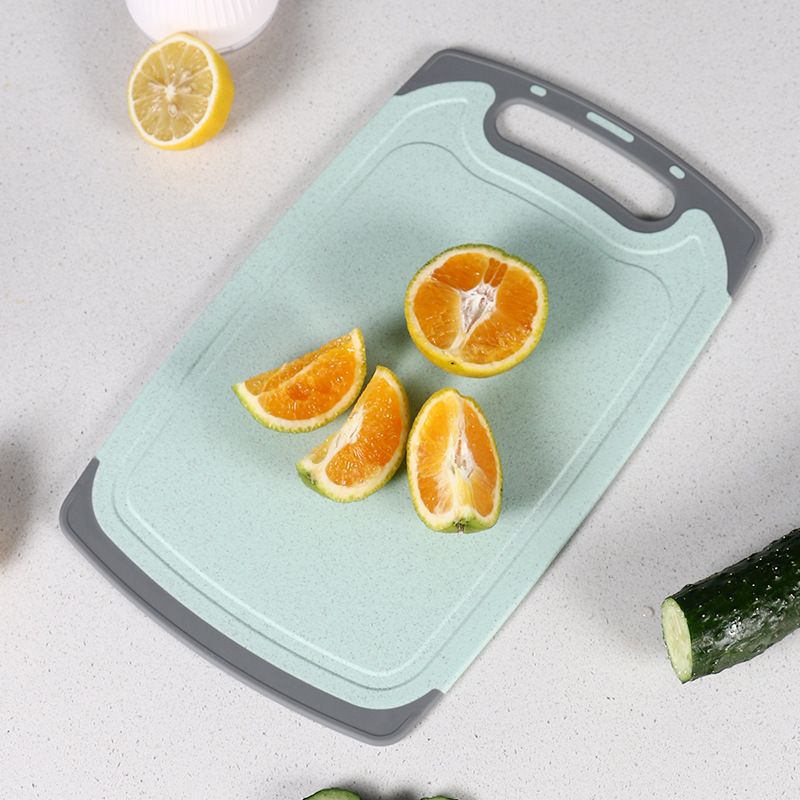 KM-7028 Food Grade PE Chopping Board Kitchen Gadgets Plastic Cutting Board With Antislip Strip