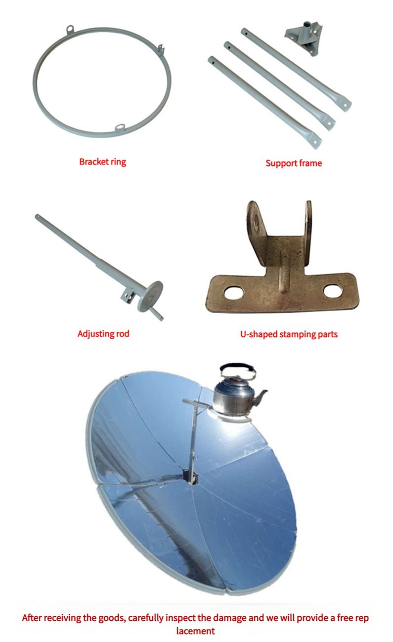 Solar Cooker Supply Solar Cooker Accessories Concentrator Cooker Antenna Accessories Solar Cooker Accessories
