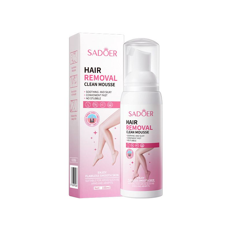Soft and silky hair removal mousse Gentle and non-irritating underarm hair removal cream HAIR REMOVAL CLEAN MOUSSE