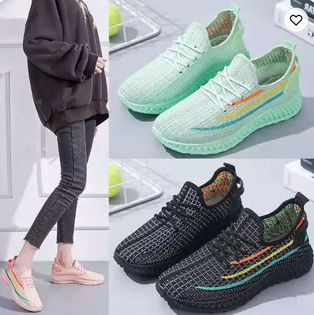 Flying Weaving casual shoes breathable sports shoes casual light outdoor sports women's shoes