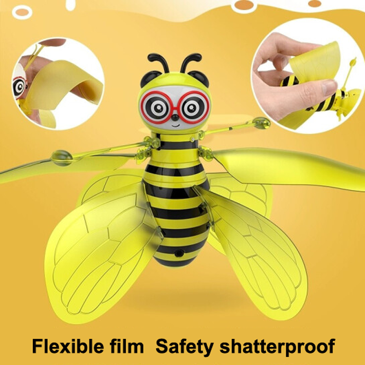 LAGPOUSI Flying Ball Luminous Kid's Flight Balls Electronic Infrared Induction Aircraft Remote Control Toys Mini Helicopter Children Gift