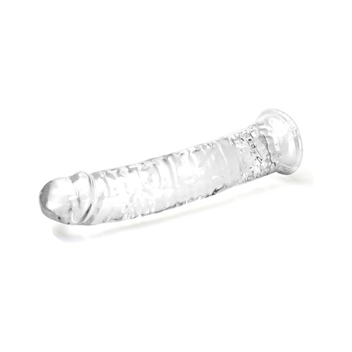 Adult Toy, Sex Toy, Silicone Dildo for Women, Hands-free with Suction Cup, Fake Penis, TransparentClear