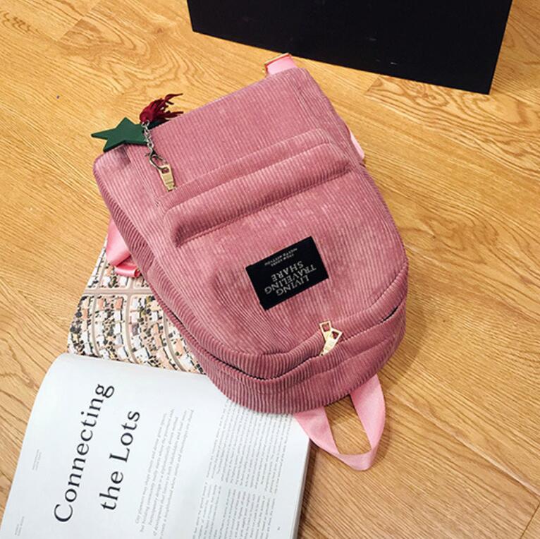 Women bag Hot Travel Backpack Fashion Canvas Tassel School Bags Large Capacity Backpack lady handbag