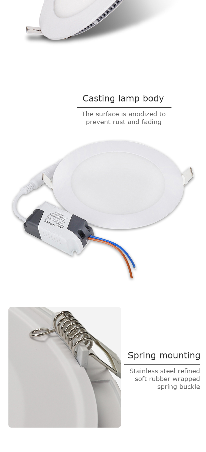 LED Recessed panel Light
