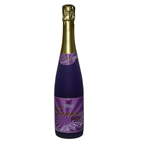 Senac Sparkling Non Alcoholic Drink-Purple.
Refreshing Cocktail.