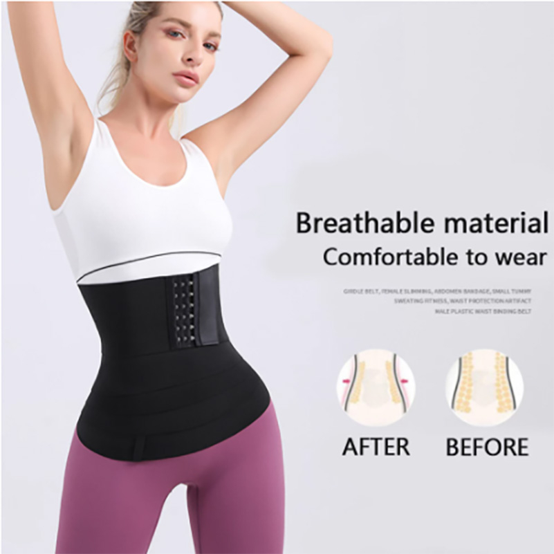 2022 New Bandage Wrap Tummy Control Waist Trainer Belt Women Slimming Fat Burning Shaper Top Stretch Belt Corset 13cm wide