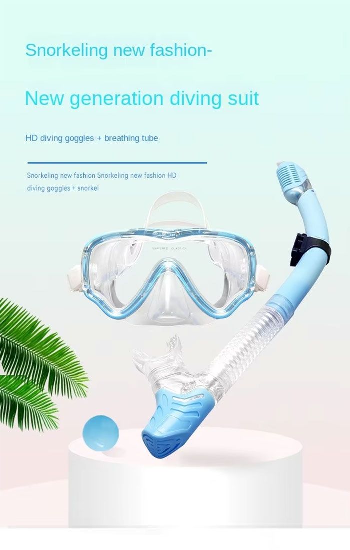 AUNONT Spearfishing Mask Snorkel Set Diving Equipment Swim Mask Snorkel Swimming Diving Set Water Sports New Swimming Gear
