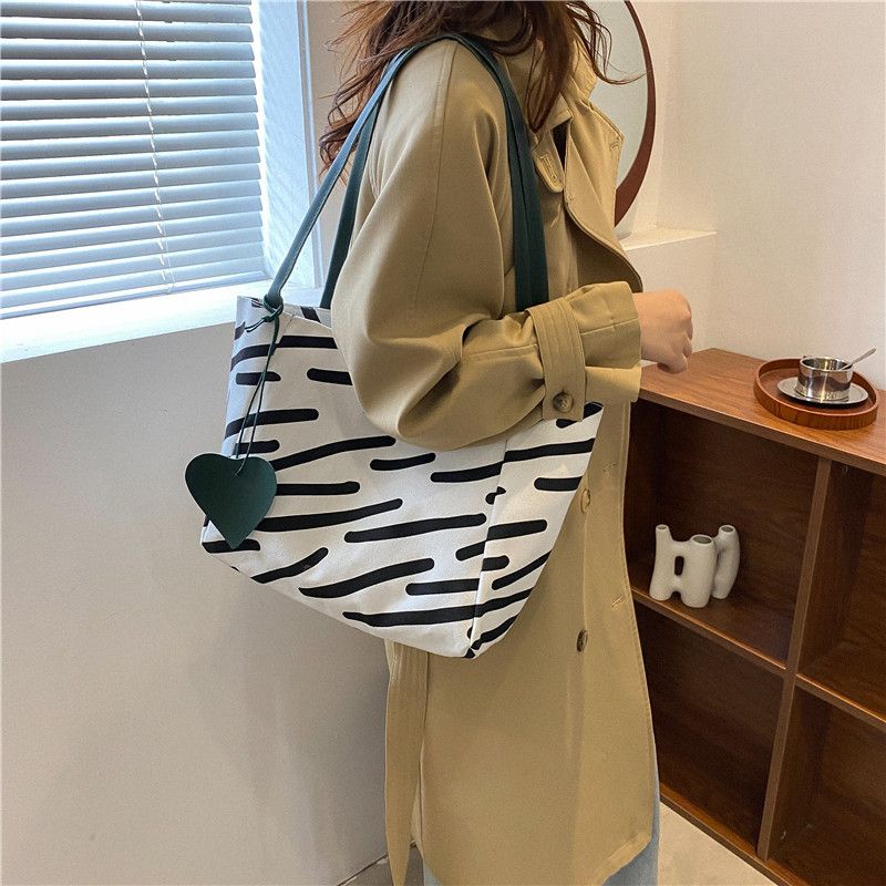 5621 Eco canvas beach bag cotton bag canvas tote bags with pockets