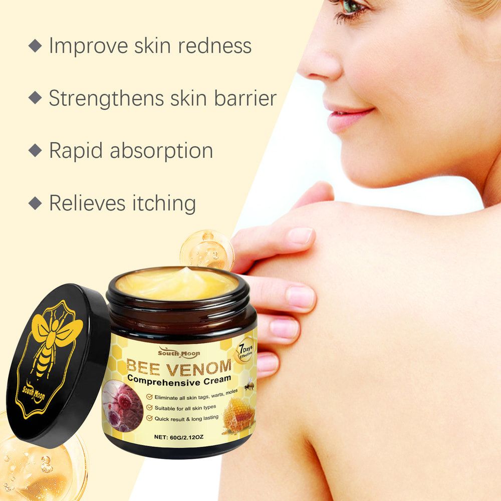 SOUTH MOON Bee Venom Cream Relieves Redness Repair Damage Skin Strengthens Skin Barrier Deep Moisturizing Skin Care Nourishing Body Cream