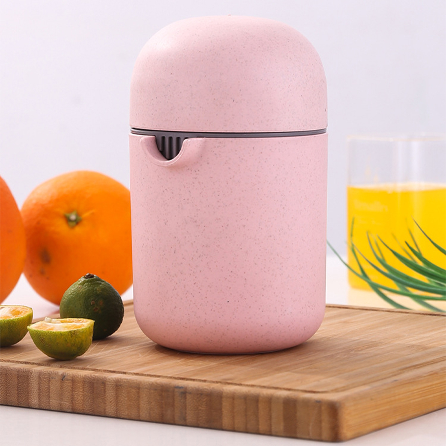 Manual Juicing Cup Wheat Straw Juicer Mini Portable Juicer Orange Lemon Juicer