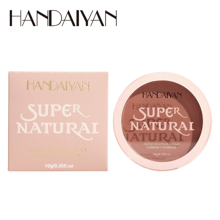 Powder female gentle and bright Powder Oil control waterproof lasting Moisture Concealer No card powder No makeup removal CRRSHOP women Waterproof, makeup setting, and not easy to fade ladies beauty care Makeup foundation present
