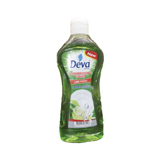 Deva Max Dishwashing Liquid Lime 400ml- Hand washing soap-Cleans and shines without spots