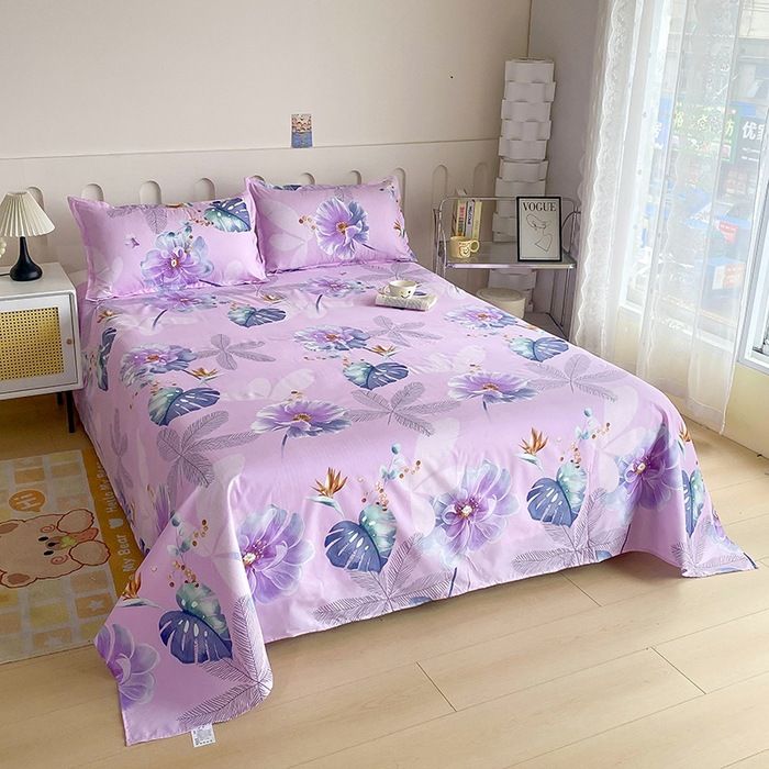 120*230cm Aloe cotton printed bed sheets,48*74cm pillowcases CRRSHOP pillow case bedding article free shipping