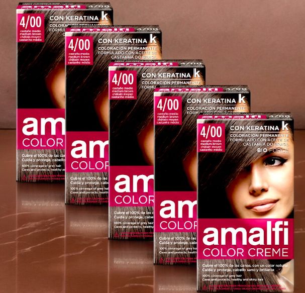Amalfi Hair colouring cream medium blonde color creme