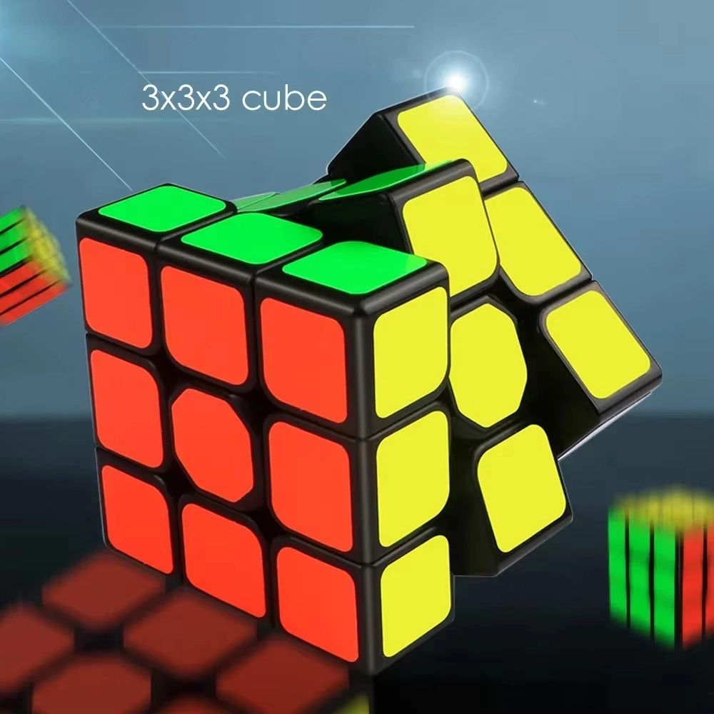 3x3x3 Magic Cube Black Professional 3x3 Cube Speed Puzzle ​Professional Cubo Magico Educational Toys For Kids Gift