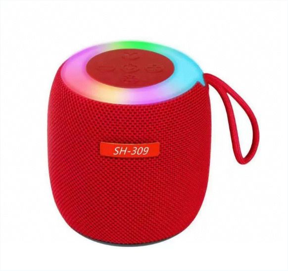 Portable Bluetooth Mini Subwoofer Hifi Pink BT Speakers With RGB Flashing