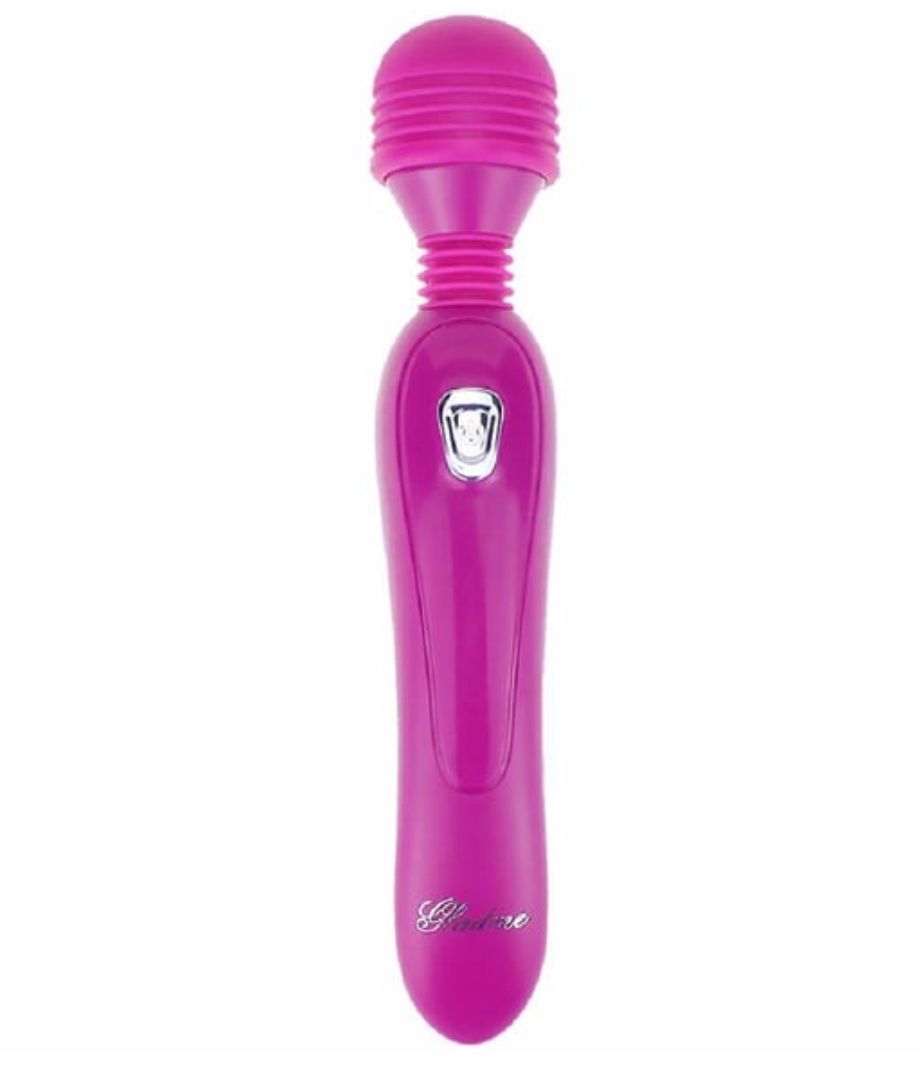 Magic AV Wand Powerful Body Massager Clitoral Vibrator Adult Products Sex Toys for women Couples Sex AV Vibrators 12 Speed High Frequency Silent Stick Massager -Red