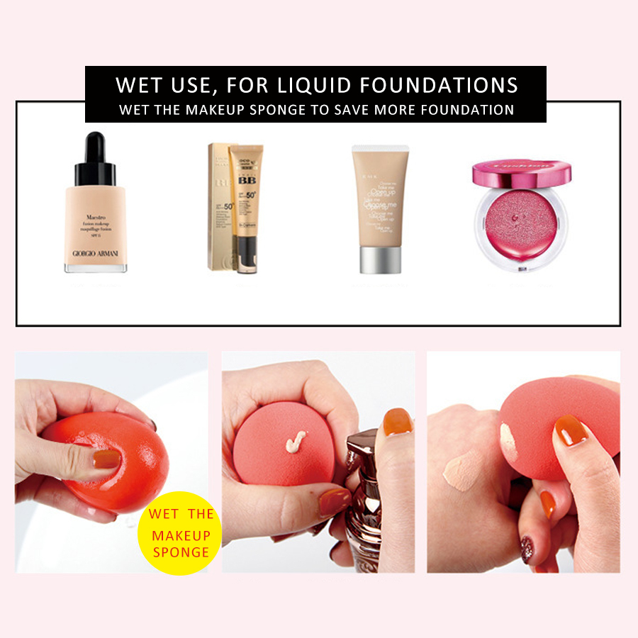 Make-up tools Beauty Egg Powder Puff Water Drop Powder Puff Make-up Egg Make-up Egg Slant Cut Sponge Powder Puff