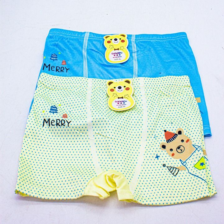 Popular Children Girls Briefs Cute Minnie Cartoon Print Girls Boxer Cartoon Underwear For Kids 2 Pieces set