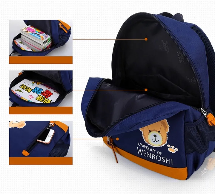 YIQI Cartoon Children backpack Cute Bags for Boys Kindergarten baby kids girls School Bags Backpacks