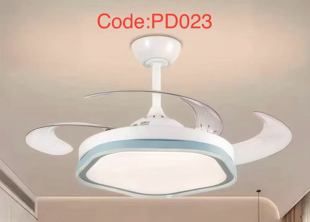 Ceiling Fans with Light and Remote Retractable Music Dimmable 3CCT Reversible BLDC Motor for Bedroom Living Room