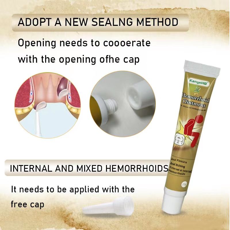 Medical Hemorrhoid Ointment Relieve Hemorrhoid Pain Anal Bleeding Swelling Anal Fissure Hemorrhoids Bacteriostatic Cream G003
