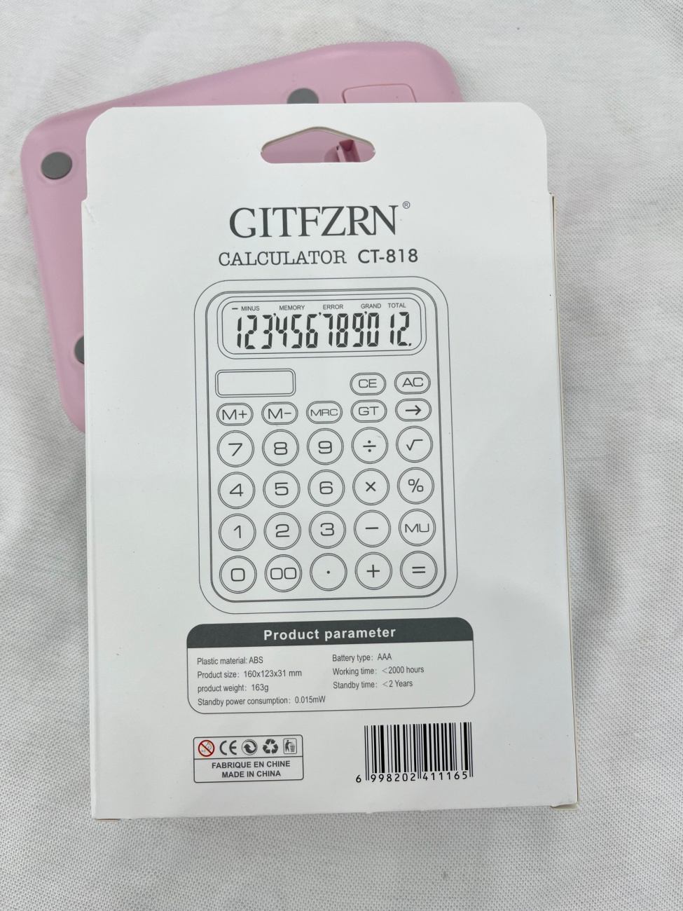 Dopamine Gradient Stylish Calculator High-Value Large Display Portable Math Calculating Machine for College Students Office Accounting Daily Use