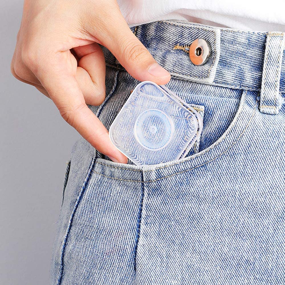 Nano Magic Sticky Gel Pads, Universal Car Phone Holder, Strong Viscosity, Durable Washable Reuse, Suitable for car Dashboard, Phone, Stick Anywhere &amp; Easy Remove