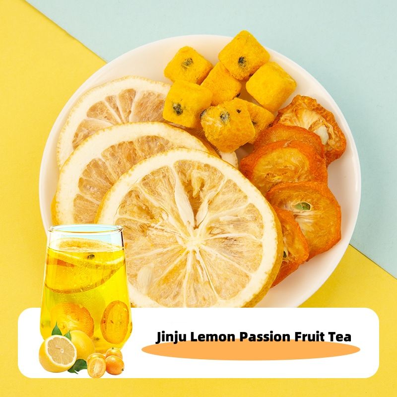 Fruit tea, dried orange, passion fruit tea, green orange, jasmine, lemon tea, freeze-dried flower and fruit tea CRRSHOP 16g /pack teataste   # 03