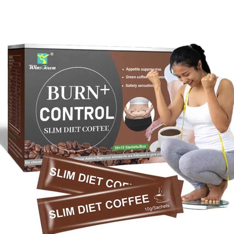 Private Label Fast Burn Control Coffee Body Shaped Skinny Flat Tummy Detox Diet Coffee Products for Slim Minceur Perte De Poids