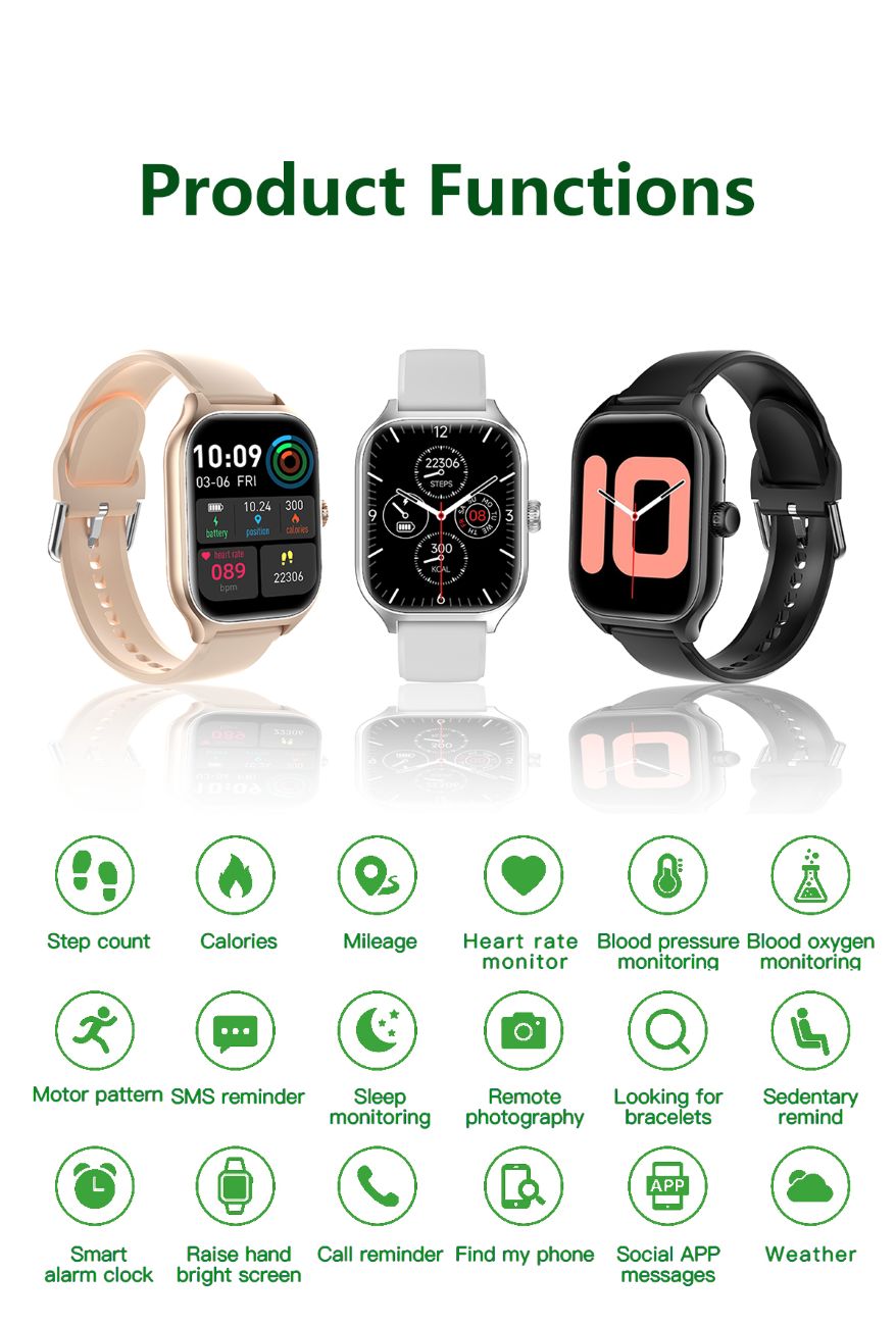 GTS4 smart watch Bluetooth call health monitoring reminder sports watch