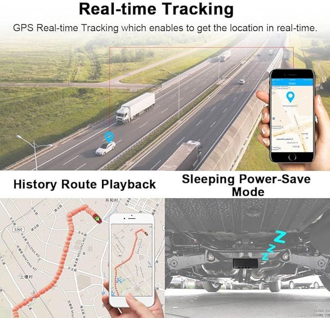 Car GPS Tracker for Vehicles Real-time Locator GPS/GSM/GPRS/SMS Tracking Cars Antitheft with Mobile APPs Network Vehicle GPS Tracker for Motorcycle & Car Anti-Theft – Ultra-Long Battery Life GPS Satellite Locator