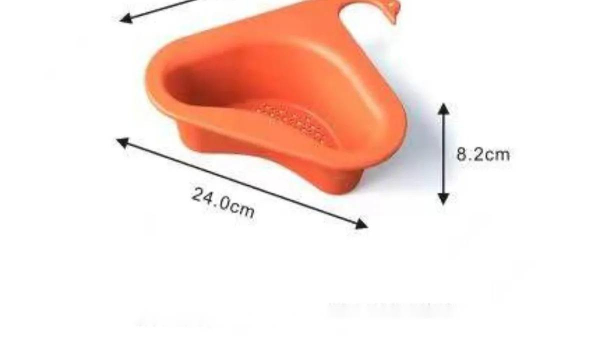 WELLHOME Swan draining basket wet and dry separation hook sink kitchen special garbage filter basket hanging wash vegetable draining rack