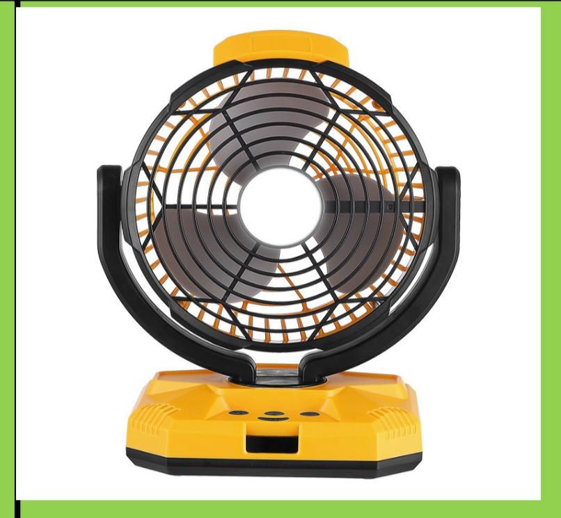 Portable Solar Panel Multifunctional Rechargeable Fan With Light 