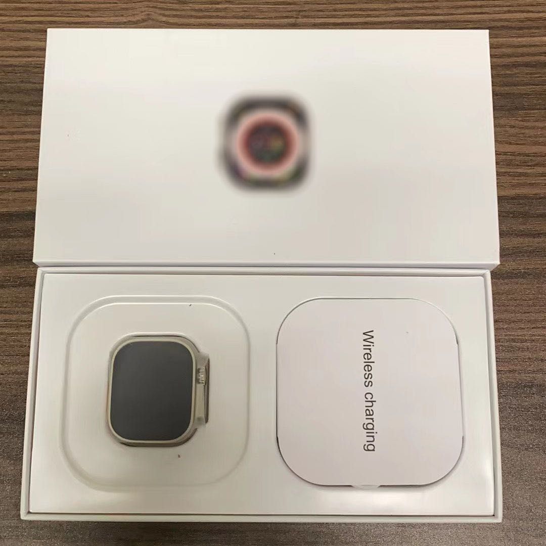 2024 iphone Smart Watch 2.01 Inch HD Screen BT Call Wearable Devices Health Monitor Waterproof Smart Watch Men Women Touch Screen, App Control, GPS, Bluetooth Connectivity, USB, NFC Chronograph, Thermometer, Calendar, Alarm, Power Reserve, Remote Control,