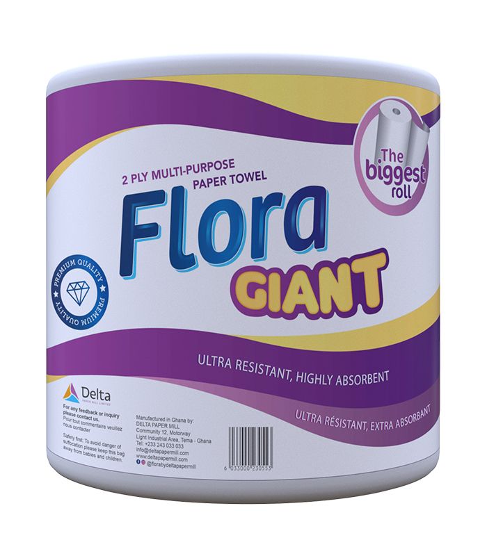 Flora Multi-Purpose Paper Towel: 2PLY