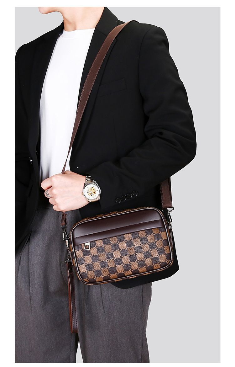 2025 New Men's Crossbody Bag, Mini Small Backpack, Fashion Minimalist Phone Bag, Casual Single-Shoulder Bag, Portable Clutch Bag for Men