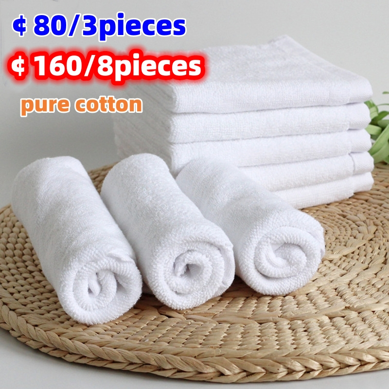 White towel CRRshop free shipping hot sale pure cotton white small square towel with a size of 30 * 30 CM wash your face and hands home bed bath towel daily use towel