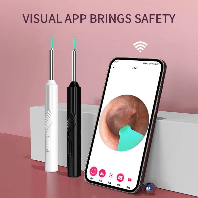 Smart Visual Earpick With Camera For Baby Adult Otoscope Endoscope Camera for Android IOS Earwax Removal