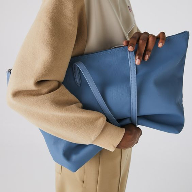 Women's Bags Macaroon Colors Fashion Commuter Large-Capacity TOTE Waterproof Coating PVC Zipper Handbag