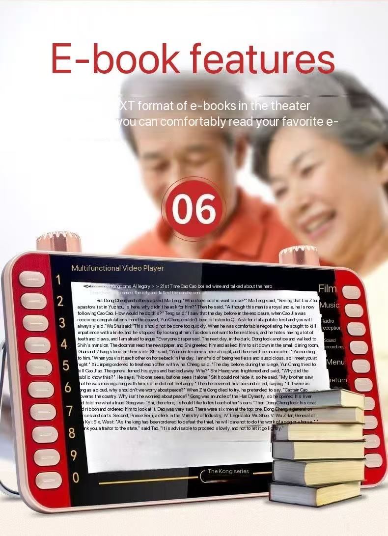 Multifunctional Video Player with Long Battery