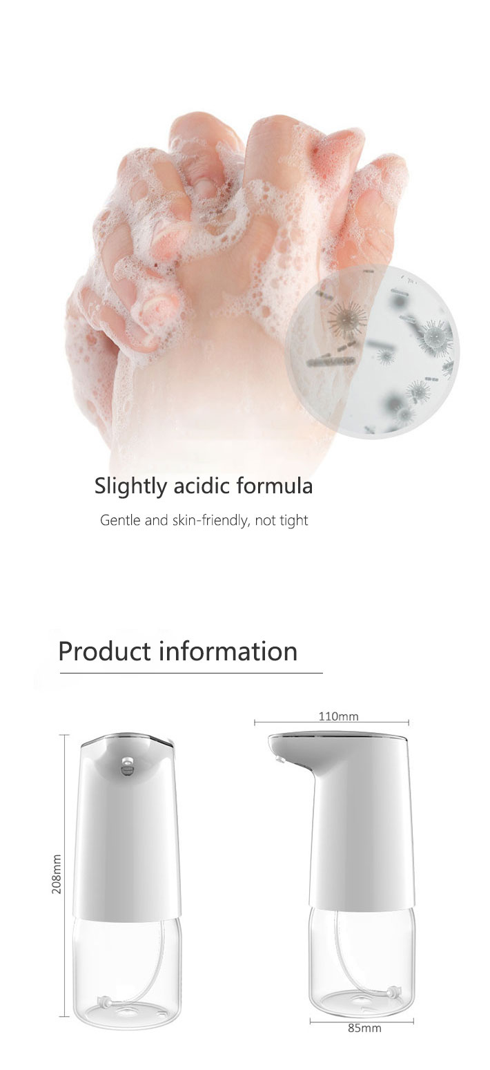 Automatic Soap Dispenser, 17Oz / 500ml Touchless Battery Operated Foaming Soap Dispenser, w/Adjustable Soap Dispensing Volume Control