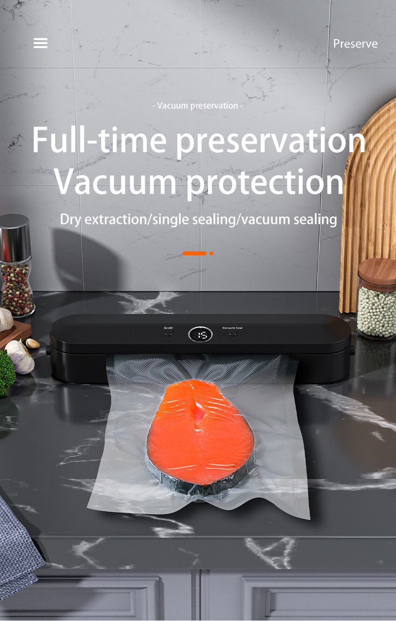 Vacuum machine small vacuum sealer snack food packaging machine automatic sealing bag household plastic seal preservation