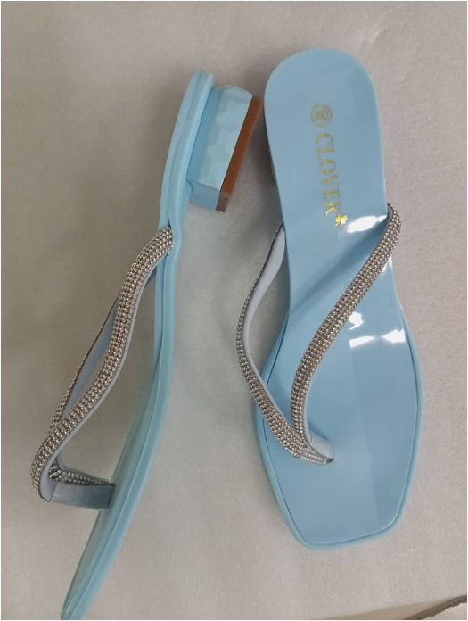 Diamonds Crystal Comfortable slippers for women and ladies beach platform sandals
