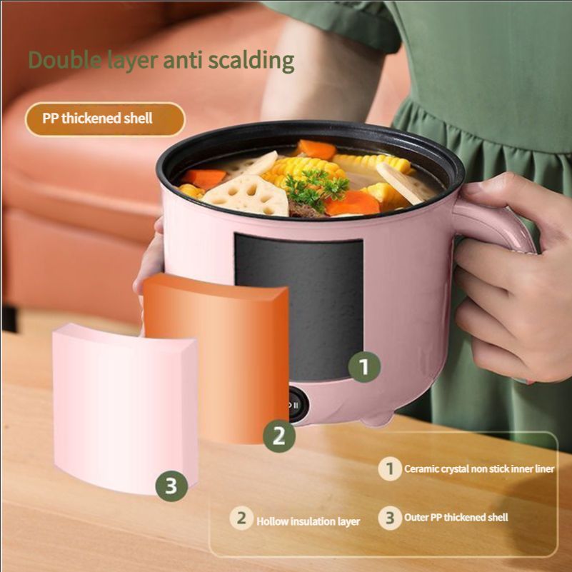 Electric cooker multifunctional small electric rice cooker household electric hot pot students dormitory electric hot pot special pots