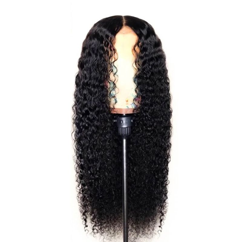 25 inches Small roll lace wig, synthetic wig, full head cover, corn perm, long roll wig CRRSHOP free shipping black wigs beauty care hair dresssing