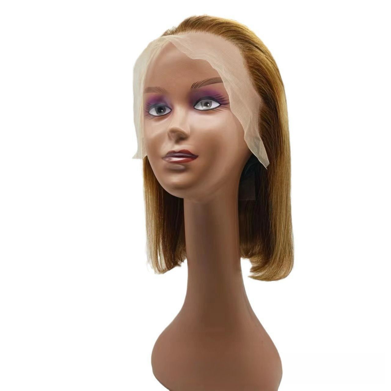 Cheap Raw Brazilian Virgin Hair Ombre 4/27 Highlight Short Bob Wig For Black Women Hd Lace Frontal Wig Human Hair Lace Front Wig