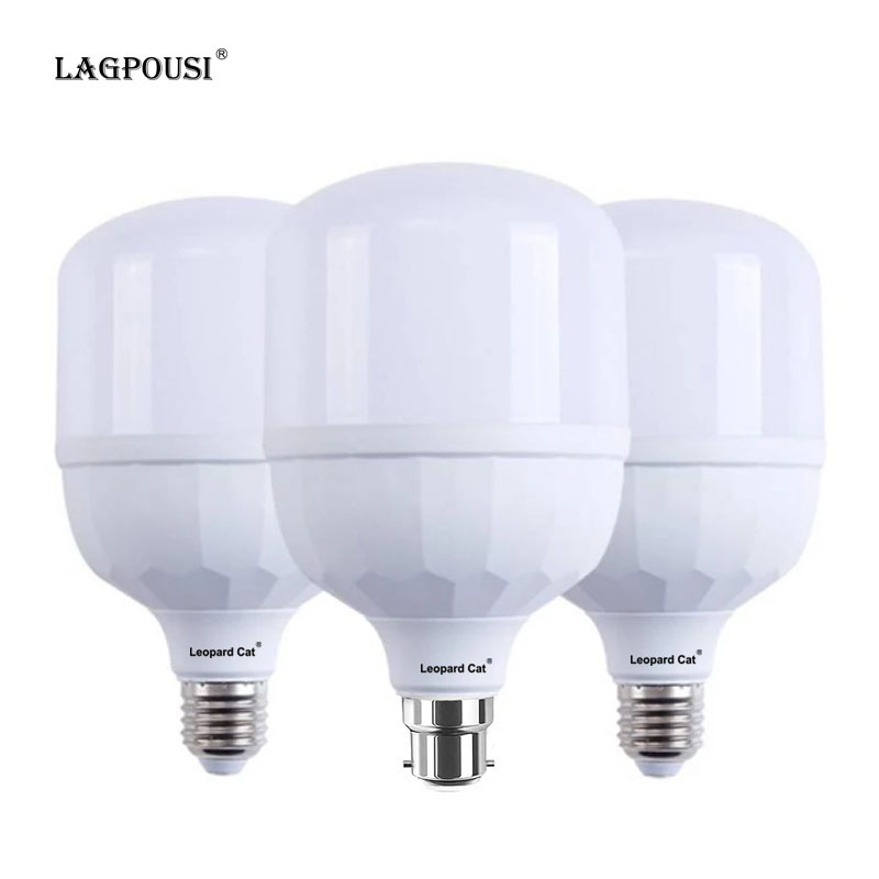LAGPOUSI 50PCS/BOX 30W;40W quivalent LED Light Bulbs, Daylight White 6000K B22 Standard Base, LED Light Bulb For Home Kitchen Three-proof Indoor LED Lighting Saving Energy Bulb